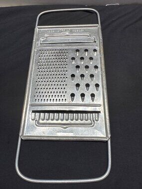 Vintage Tala 1933 Aluminum Multi-Sided Handheld Grater Made In England
